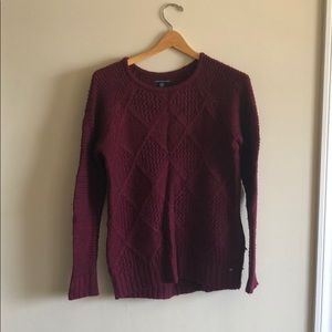 Maroon / burgundy America eagle sweater